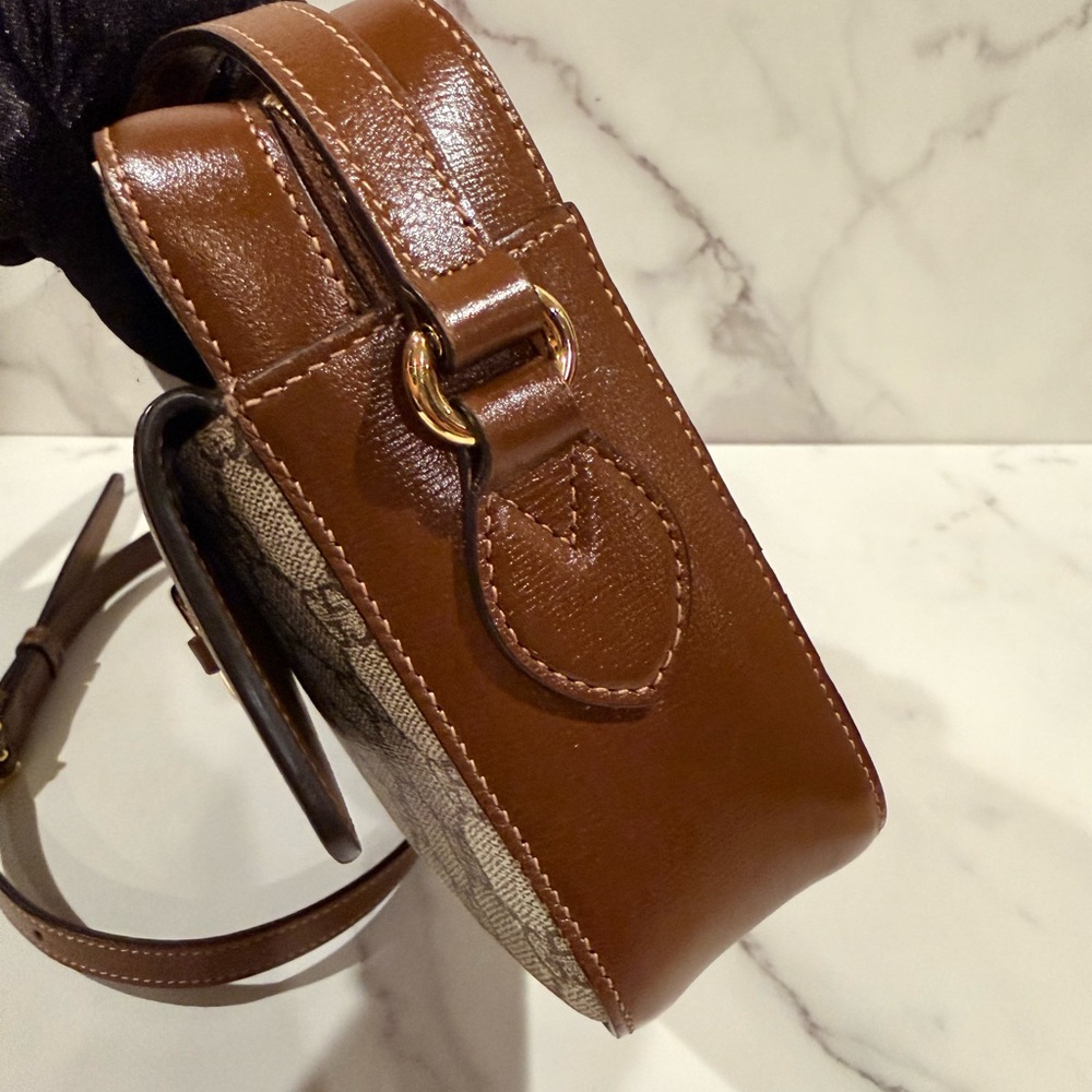 Gucci Horsebit GG Supreme 1955 Crossbody/Shoulder Bag - Picture 10 of 15